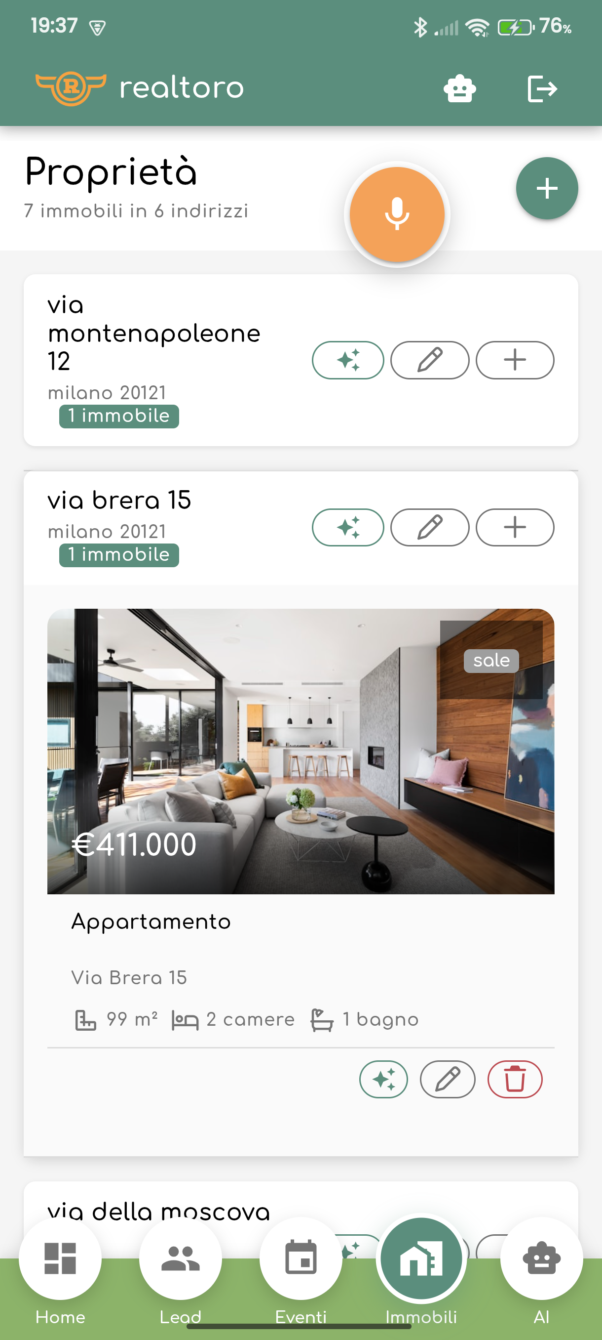 Gestione Immobili RealtorOrganizer